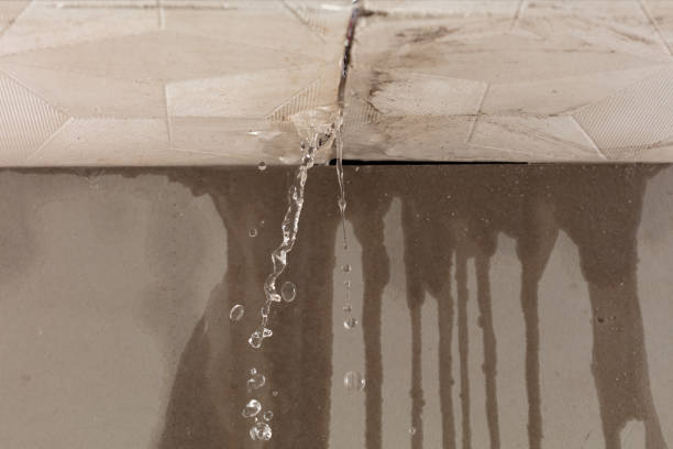 Professional Burst Pipe Cleanup technician working in Monmouth, ME